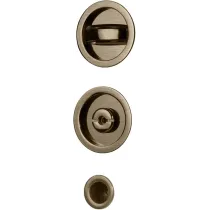 KIT TONDO IN ZAMA PER PORTE SCORREVOLI BRONZO