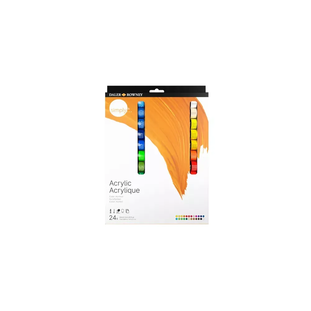 DALER SIMPLY ACRILICO 24X12ML SET