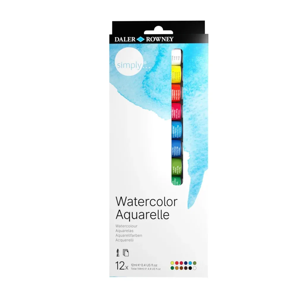DAL SIMPLY ACQUERELLO 12X12ML SET