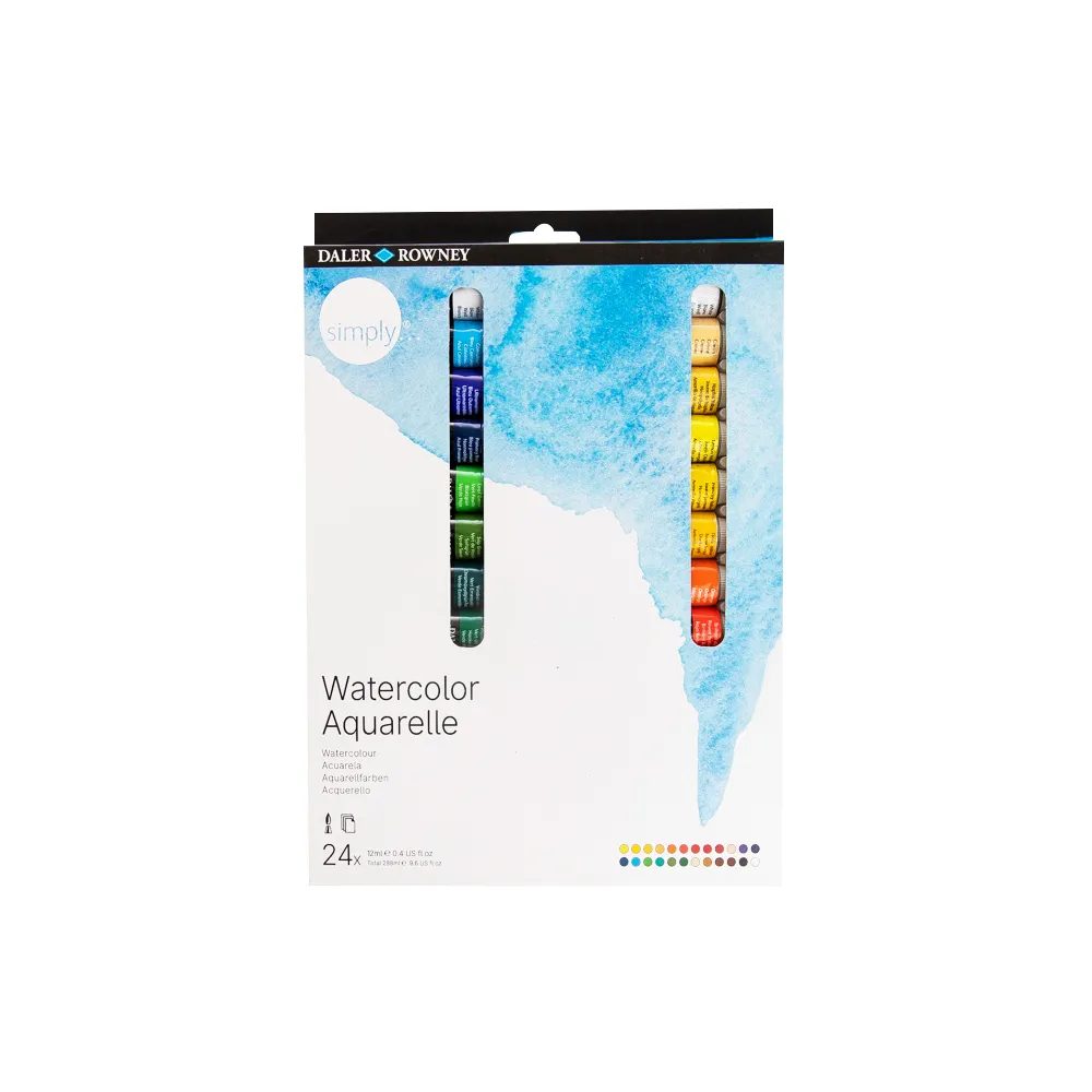 DALER SIMPLY ACQUERELLO 24X12ML SET
