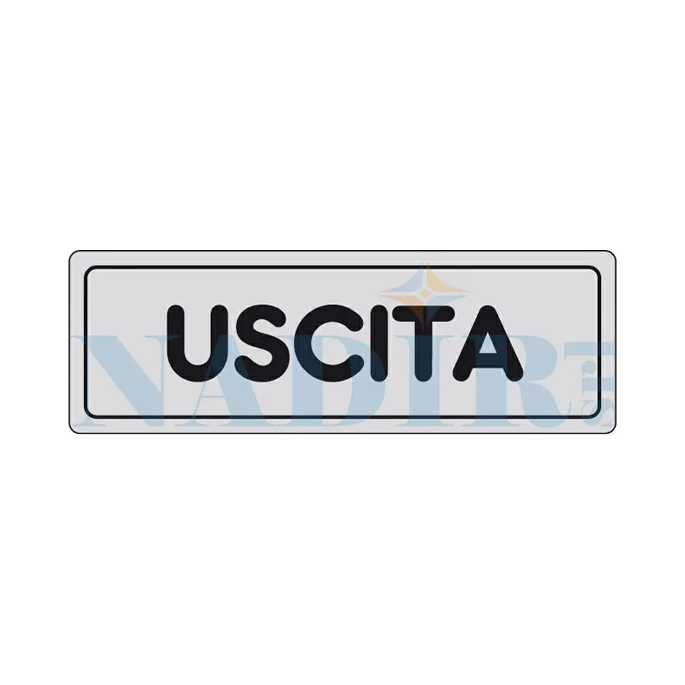 ETICHETTA ADESIVA CM 15X5 USCITA