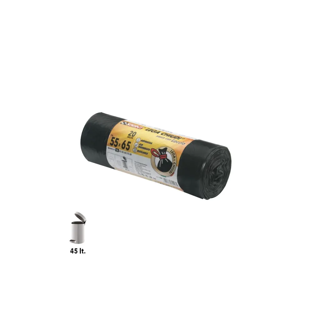 SACCO NERO COESTRUSO 50up CM55X65