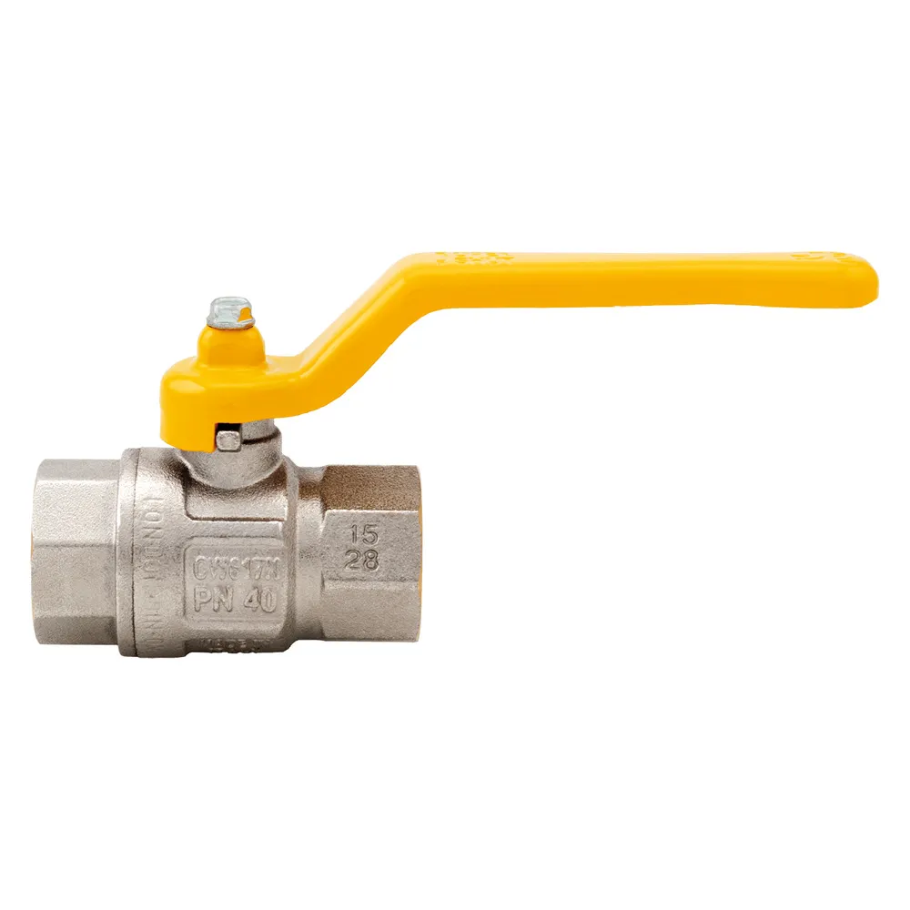 VALVOLA A SFERA PER GAS CON LEVA 1/2 FF VALVOLA A SFERA PER GAS CON LEVA 1/2 FF