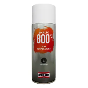 SMALTO SPRAY ALTA TEMPERATURA 400ML NERO OPACO - AREXONS
