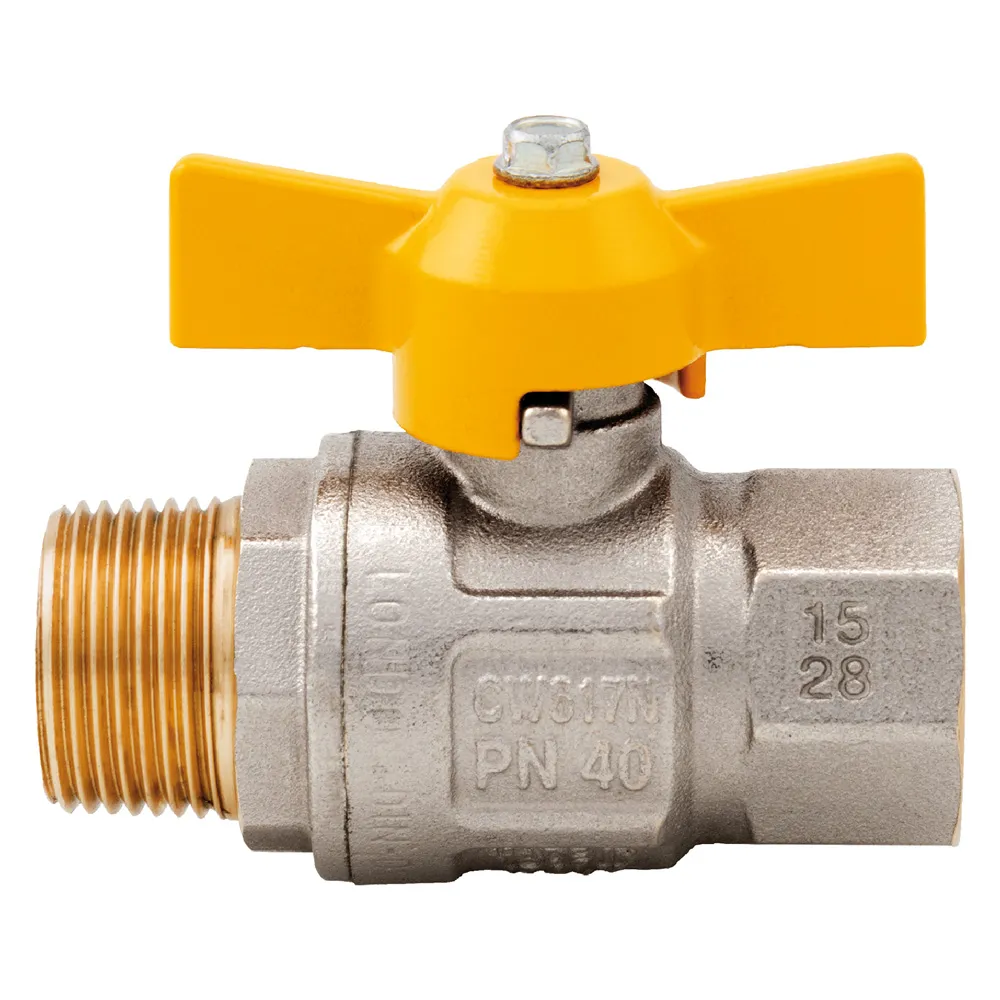VALVOLA A SFERA PER GAS MANIGLIA A 'T' 3/4 MF VALVOLA A SFERA PER GAS MANIGLIA A 'T' 3/4 MF