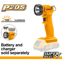 LAMPADA DA LAVORO A BATTERIA 20V 150LUM