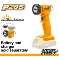 LAMPADA DA LAVORO A BATTERIA 20V 150LUM