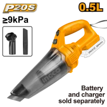 ASPIRAPOLVERE 20V 0,5L INGCO SENZA BATTERIA