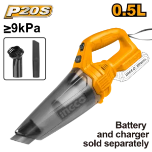 ASPIRAPOLVERE 20V 0,5L INGCO SENZA BATTERIA