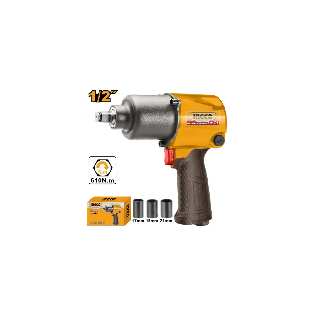 AVVITATORE PNEUMATICO ATT. 1/2POLL INGCO