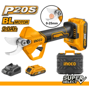 FORBICI DA POTA A BATTERIA 20 V BATT/CARICAB.