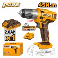 TRAPANO A BATTERIA 20V CON BATTERIA - INGCO