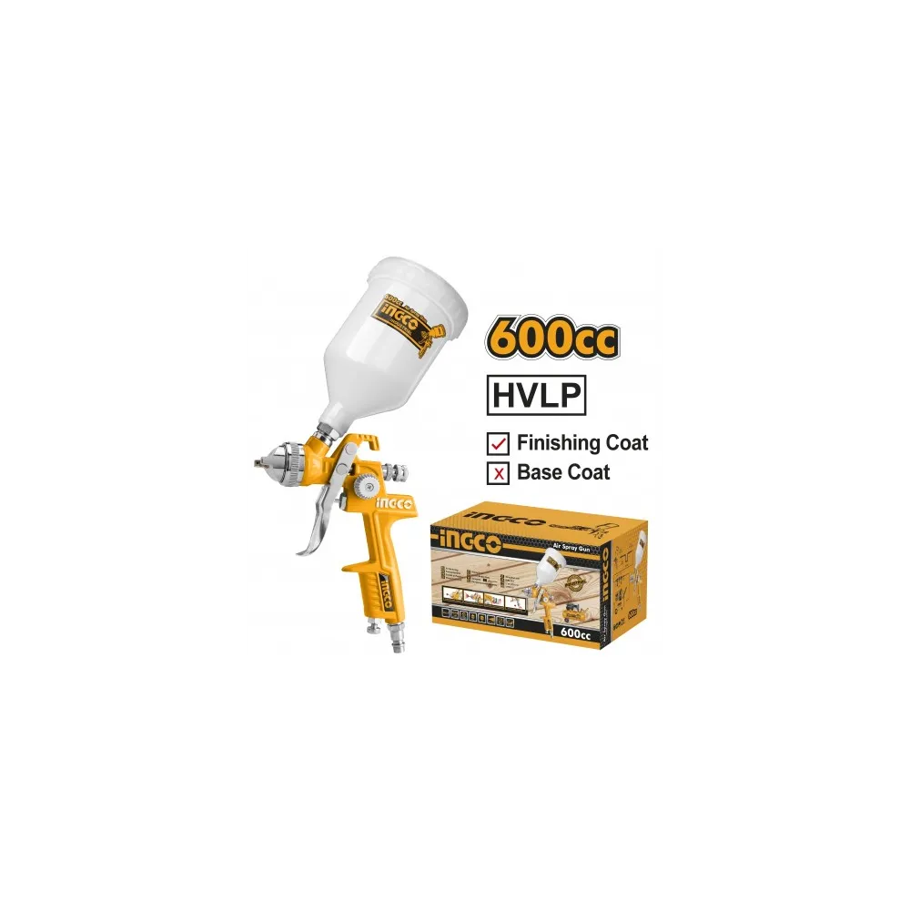 AEROGRAFO/SPRUZZATORE CON SERBATOIO SUPERIORE 1,4 MM 600CC
