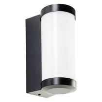 APPLIQUE LED 'ROLLO' 3+3 W 425 lumen / 4000K - nero