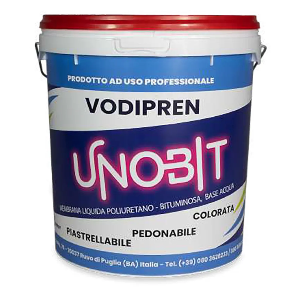 MEMBRANA LIQUIDA POLIFUNZIONALE COLORATA 'VODIPREN UNOBIT' kg. 2 MEMBRANA LIQUIDA POLIFUNZIONALE COLORATA 'VODIPREN UNOBIT' kg. 2