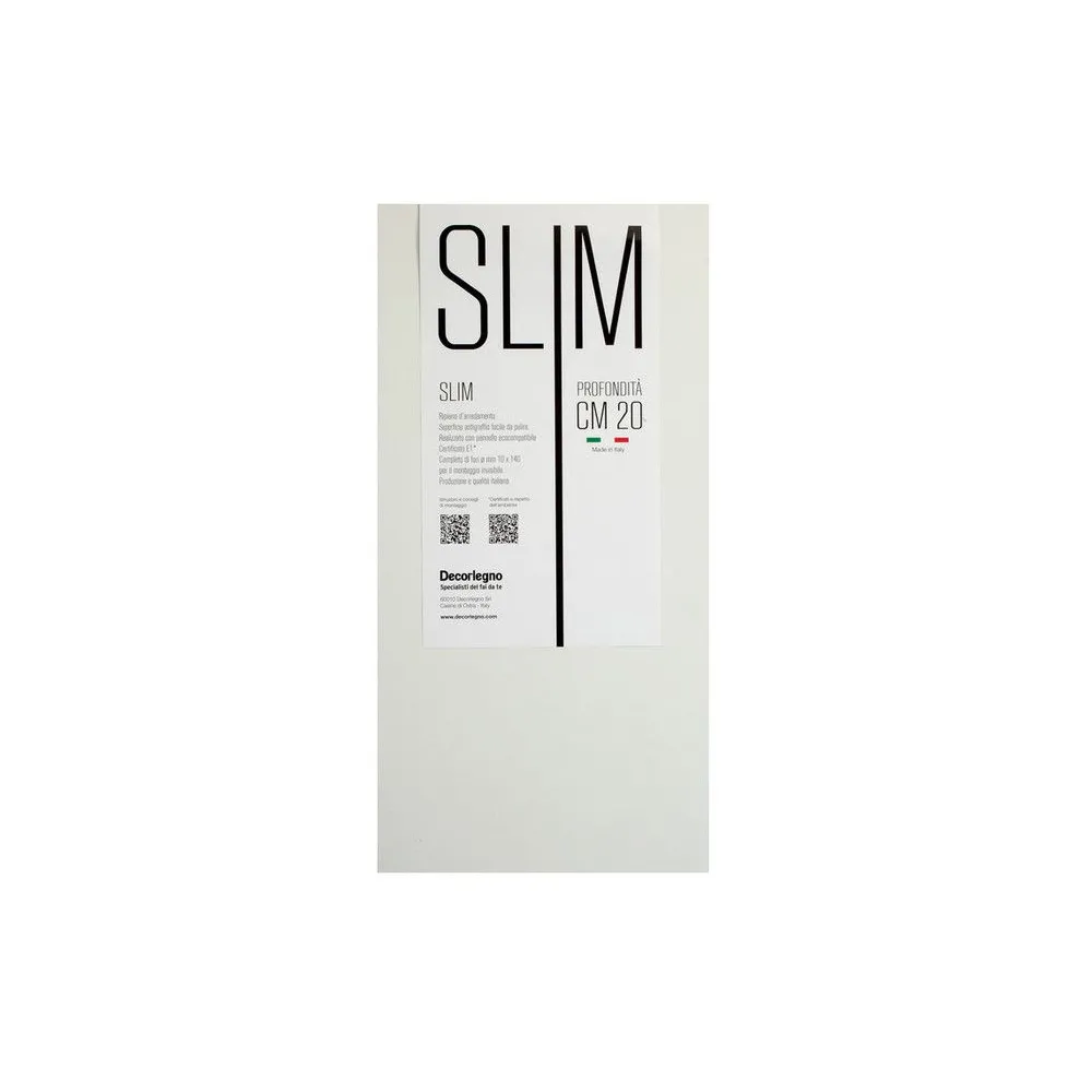 MENSOLA SLIM CM 80x20x1,8 BIANCA