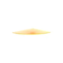 VITRA - MENSOLA IN VETRO ANGOLARE - 35x35 ARANCIO