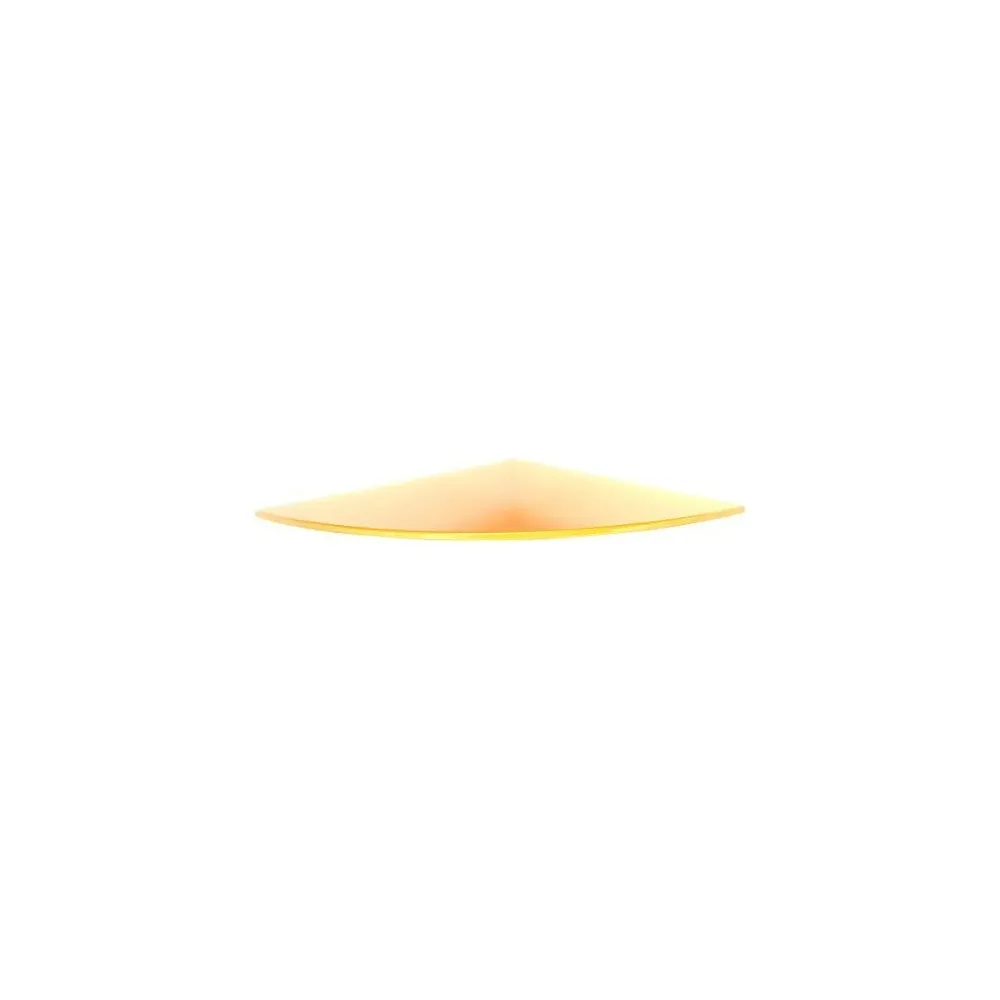 VITRA - MENSOLA IN VETRO ANGOLARE - 35x35 ARANCIO