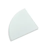 MENSOLA VETRO - VITRA 25x25 SABBIATO