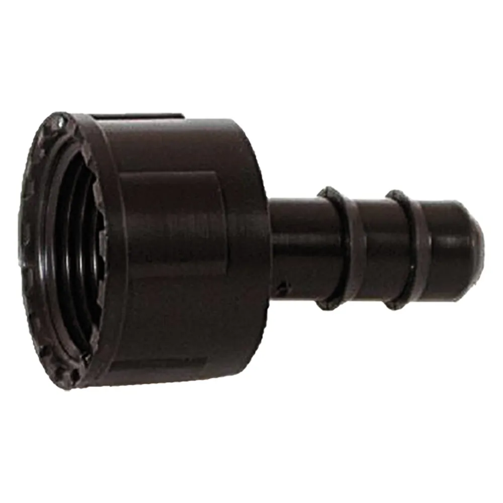 RACCORDO PORTAGOMMA CON GHIERA FEMMINA ø 16 x 3/4 RACCORDO PORTAGOMMA CON GHIERA FEMMINA ø 16 x 3/4