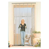 ZANZARIERA STRISCIA 'ECCO STRIP' cm 140 x 240 - colore grigio