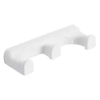 APPENDI ABITO / ACCAPPATOIO SERIE 'LINEA' Linea Bianco - cm 20 x 7 x h.3