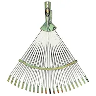 SCOPA DA GIARDINO REGOLABILE Tipo leggero - zinco cromato oro