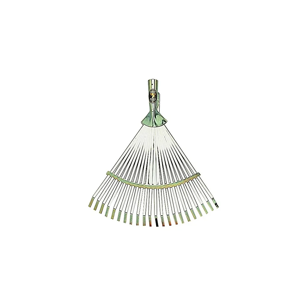 SCOPA DA GIARDINO REGOLABILE Tipo leggero - zinco cromato oro SCOPA DA GIARDINO REGOLABILE Tipo leggero - zinco cromato oro