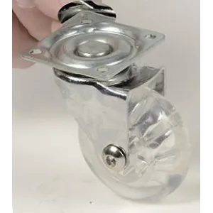 RUOTA PER ARREDO MM. 50 GIREVOLE CON PIASTRA