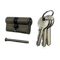 CILINDRO OTTONE 3 CHIAVI MM70 (35+35) NICHELSAT