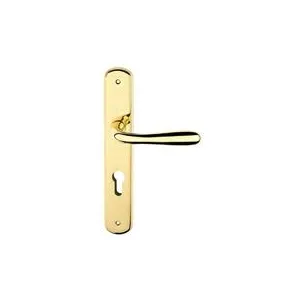 MANIGLIA SERIE AMALFI C/PLACCA FORO CILINDRO ORO