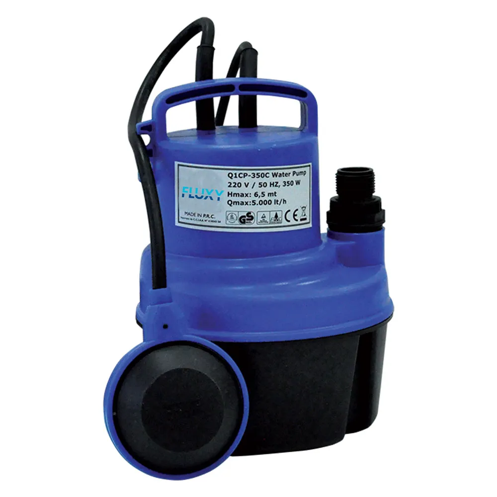 ELETTROPOMPA SOMMERGIBILE IN PVC 350 watt - 5000 litri/h - hp 0 ELETTROPOMPA SOMMERGIBILE IN PVC 350 watt - 5000 litri/h - hp 0