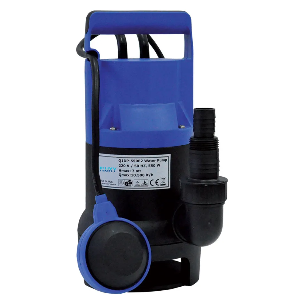 ELETTROPOMPA SOMMERGIBILE IN PVC 750 watt - 13000 litri/h - hp 1 ELETTROPOMPA SOMMERGIBILE IN PVC 750 watt - 13000 litri/h - hp 1