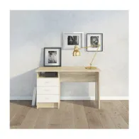 KIT SCRIVANIA FUNCTION PLUS 120X48x72 ROVERE BIANCO