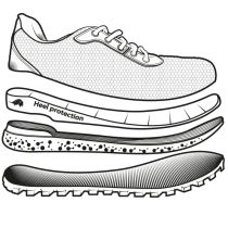 SCARPA BASSA SKILL NIZZA S3 N.44