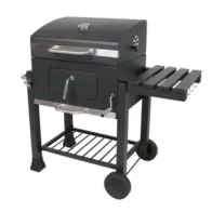 BARBECUE A CARBONE CON RUOTE 115X67XH108CM