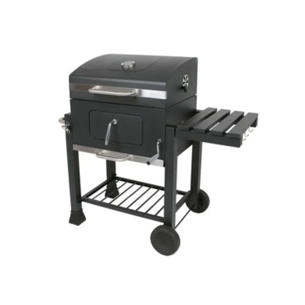 BARBECUE A CARBONE CON RUOTE 115X67XH108CM