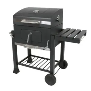 BARBECUE A CARBONE CON RUOTE 115X67XH108CM