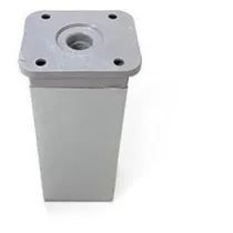 PIEDINO QUADRATO ALL H10CM C/PIASTRA REG