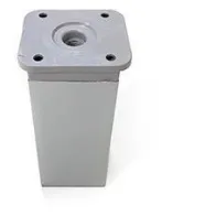 PIEDINO QUADRATO ALL H10CM C/PIASTRA REG