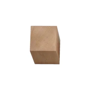 CUBO IN FAGGIO GREZZO mm53X53X53