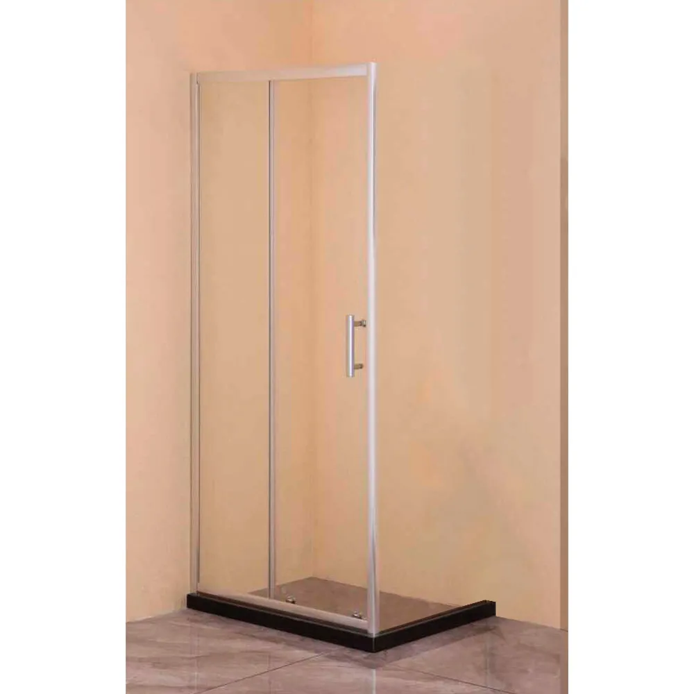 PANNELLO CRISTALLO SCORREVOLE PER BOX DOCCIA 'DIAM cm 90 x H 185 PANNELLO CRISTALLO SCORREVOLE PER BOX DOCCIA 'DIAM cm 90 x H 185