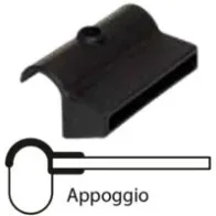 SUPPORTO PVC X ASTE ORTOPEDICHE