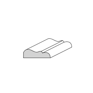 CORNICE IN AJOUS MM 25X8X2400