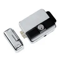 SERRATURA ELETTRICA DA APPLICARE PER CANCELLI 'MULTIPLA' E 50 Mag. 70 cilindro fisso - zincata