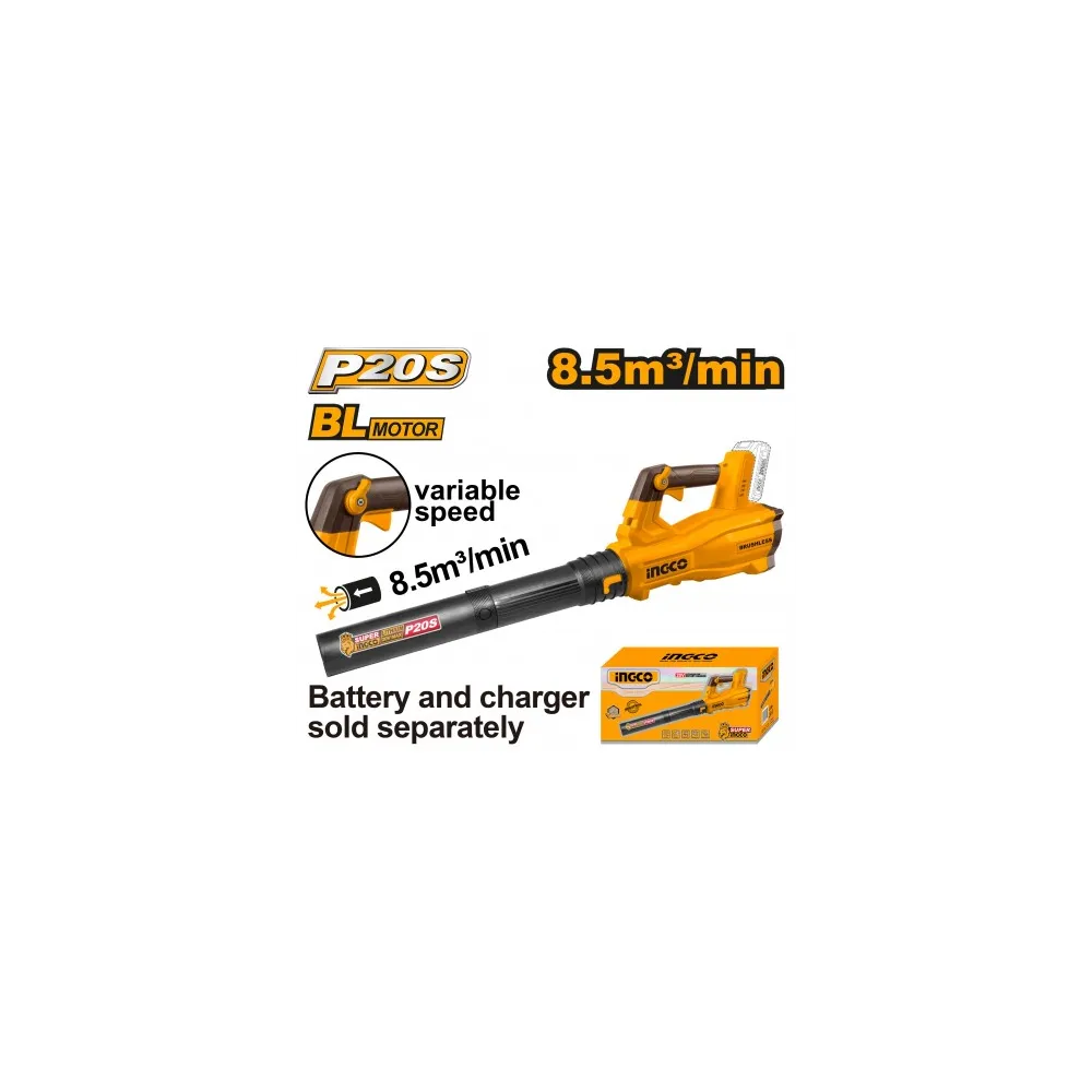 SOFFIATORE BATTERIA 20V BRUSHLESS - NUDO SOFFIATORE BATTERIA 20V BRUSHLESS - NUDO
