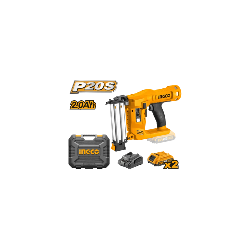 CHIODATRICE A BATTERIA 20V CON 2 BATTERIE E CARICABATTERIA