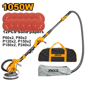 LEVIGATRICE A GIRAFFA 1050W CON BORSA E 12 FOGLI DI CARTA AB