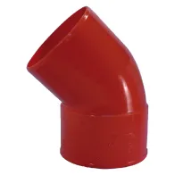 CURVA 45° IN PVC 45 ø    63