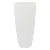 VASO TONDO 'STILO LAMP' Ø cm 33 x h 70 lt.12 ghia/luce bia.